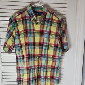 Polo Ralph Lauren Vibrant Plaid Button Down Shirt